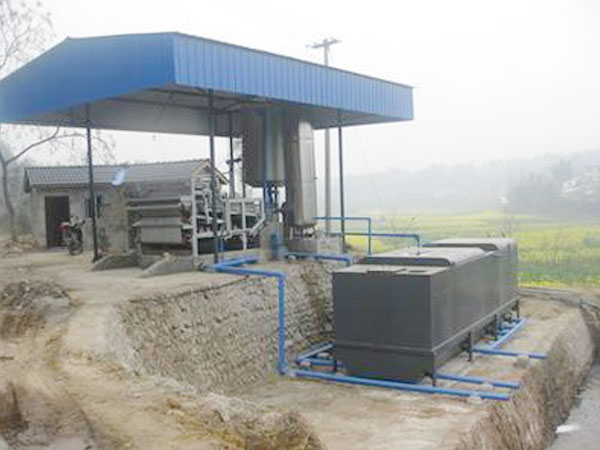 山东某养鸡场污水处理设备项目案例
